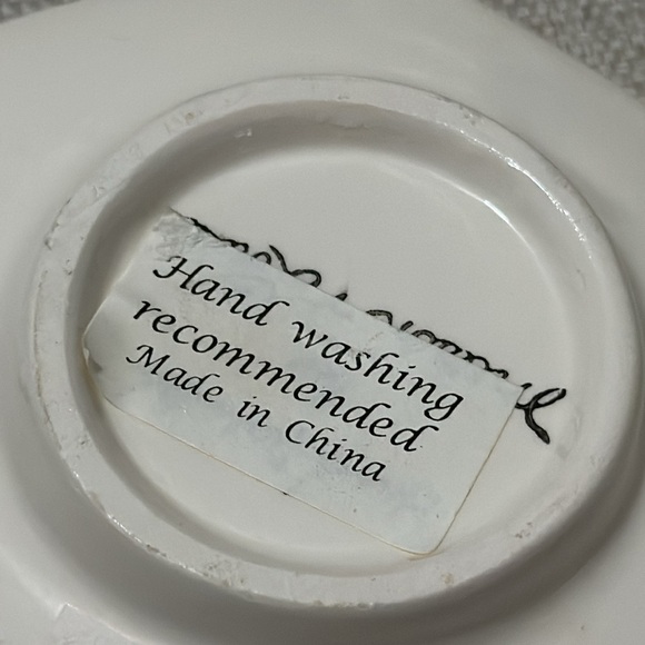 Milson & Louis Hand Painted Floral Tea Pot Shaped Tea Bag/Spoon Rest-EUC - Picture 4 of 7